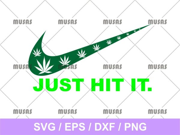 Just hit it Nike SVG