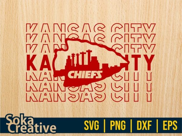 Kansas City Chiefs Cut File SVG