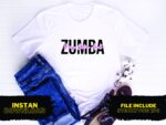 Keep Calm and Zumba T Shirt Design SVG