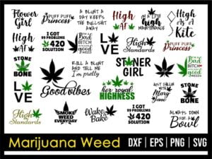 Marijuana Weed SVG