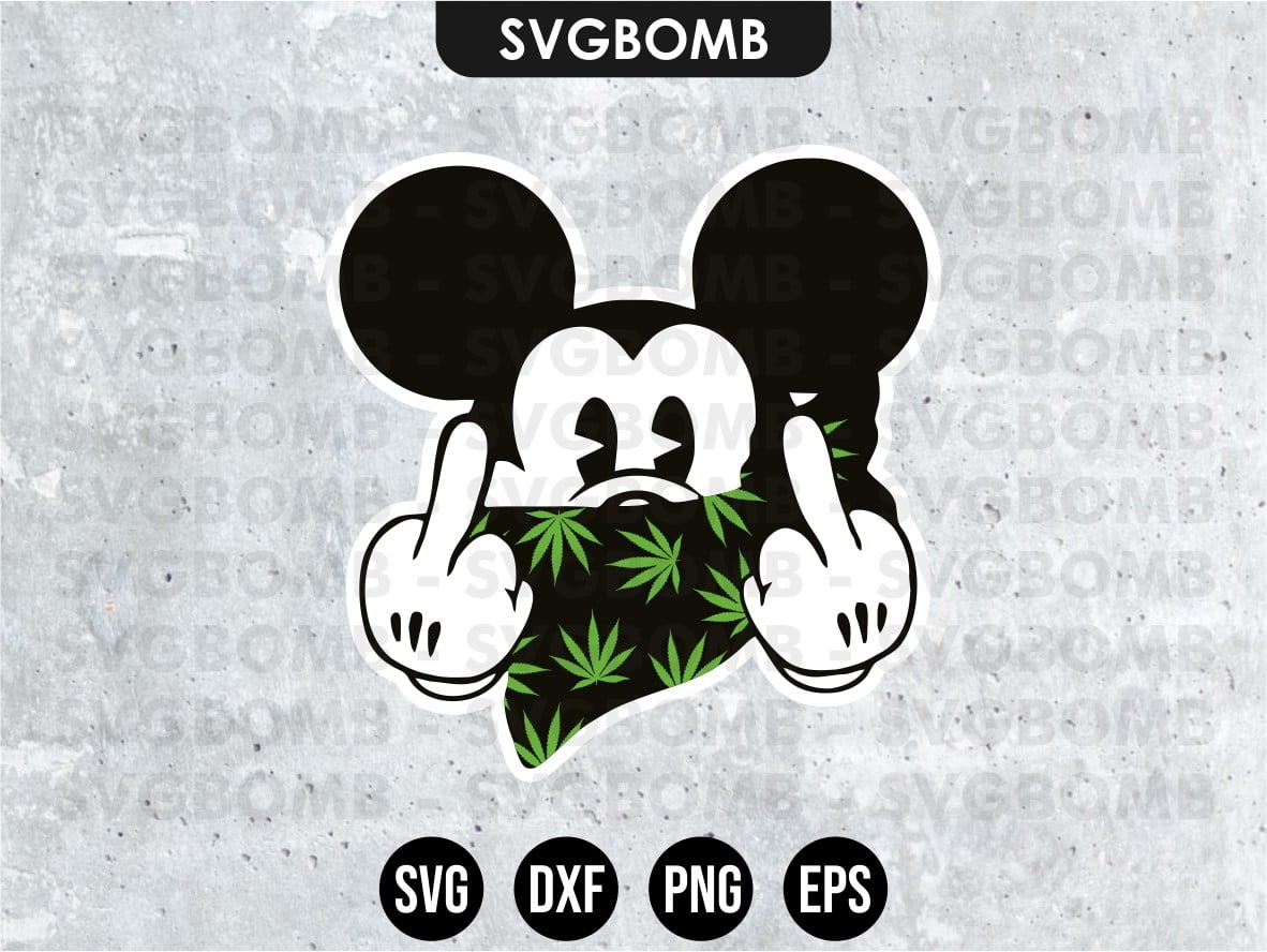 Download Mickey Mouse Cannabis Svg Vectorency