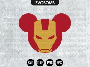 Mickey Mouse Iron Man SVG