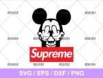 Mickey Mouse Supreme SVG