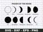 Moon Phases SVG