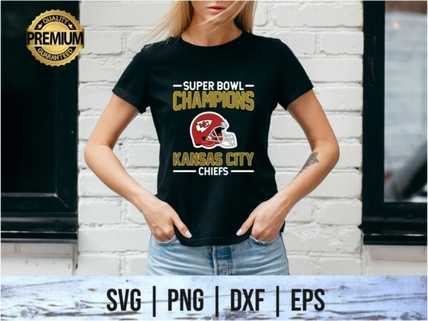 NFL Kansas City Chiefs Super Bowl Champions SVG