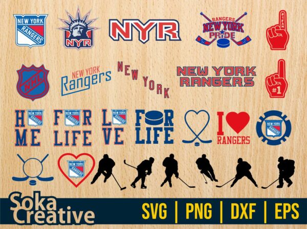 Download New York Rangers Logo SVG Cricut, New York Rangers, New ...