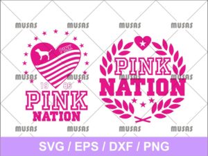 Pink Nation SVG