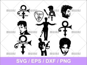 Purple Rain Prince SVG