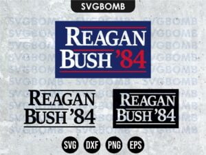 Reagan Bush 84 SVG