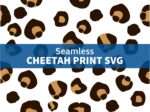 Seamless Cheetah Print SVG