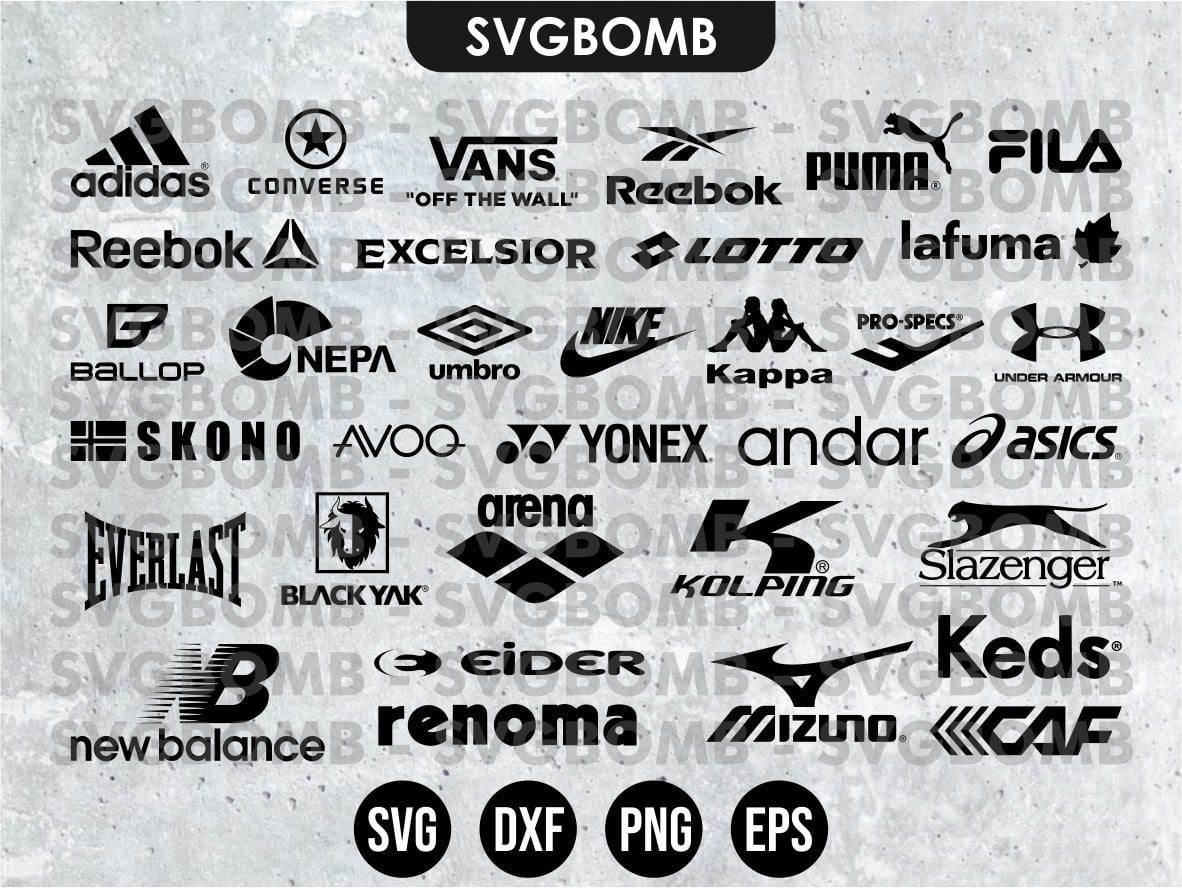 Mega Brand Logo Bundle, Sport Logo Svg, Nike, Logo Svg Bundle, Fashion ...