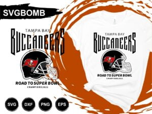 Tampa Bay Buccaneers Road to Super Bowl Champions 2021 SVG