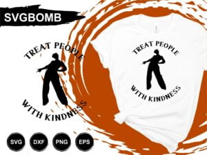 Threat People with Kindness Harry Styles T Shirt Design SVG