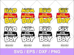 Toy Story Birthday Boy Family SVG