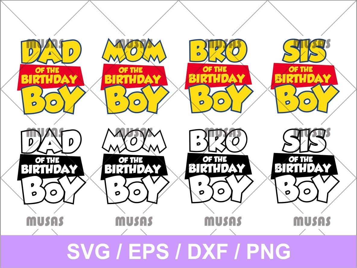 Free Free 237 Birthday Boy Family Svg SVG PNG EPS DXF File