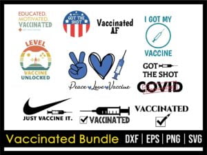Vaccinated Bundle SVG