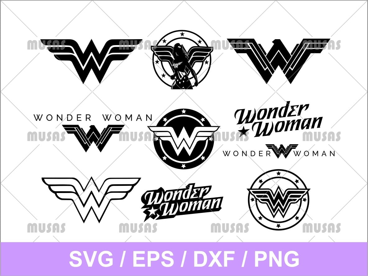 Download Wonder Woman Silhouette Logo Svg Vectorency