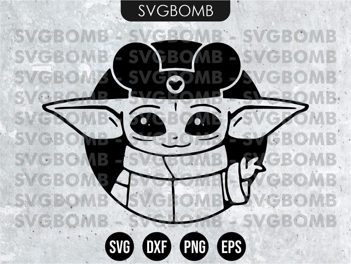 Free Free 227 Mickey Ears Baby Yoda Disney Svg SVG PNG EPS DXF File