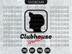 Clubhouse Invite SVG