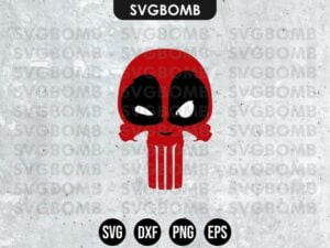 Deadpool Punisher SVG