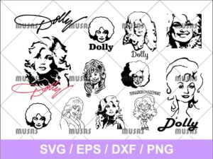 Dolly Parton SVG