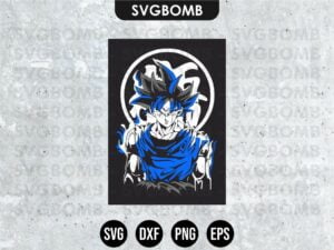 Dragon Ball Goku SVG