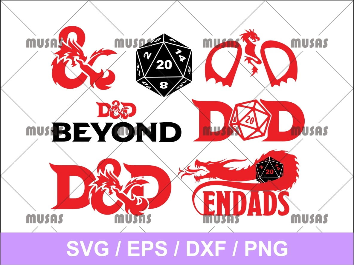 Dungeons And Dragons Svg Image For Cricut