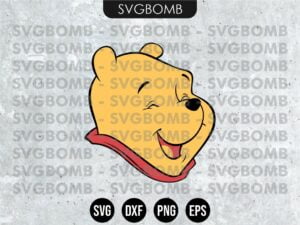 Face Winnie the Pooh SVG