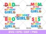Family Birthday Girl Cocomelon SVG