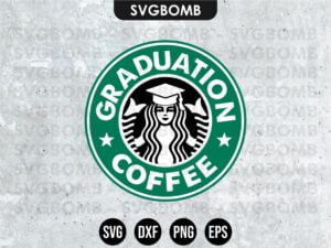 Graduation Coffee Starbucks SVG