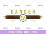 Gucci Cancer Zodiac SVG