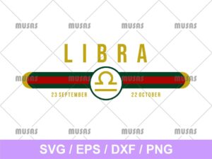 Gucci Libra Zodiac SVG