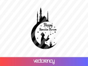 Happy Ramadan Kareem SVG
