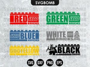 Lego SVG Cut File Bundle