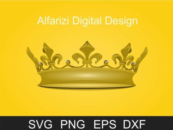 Mahkota Vectorency King Logo SVG Cut Files