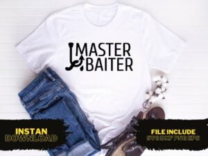 Master Baiter T Shirt Design SVG
