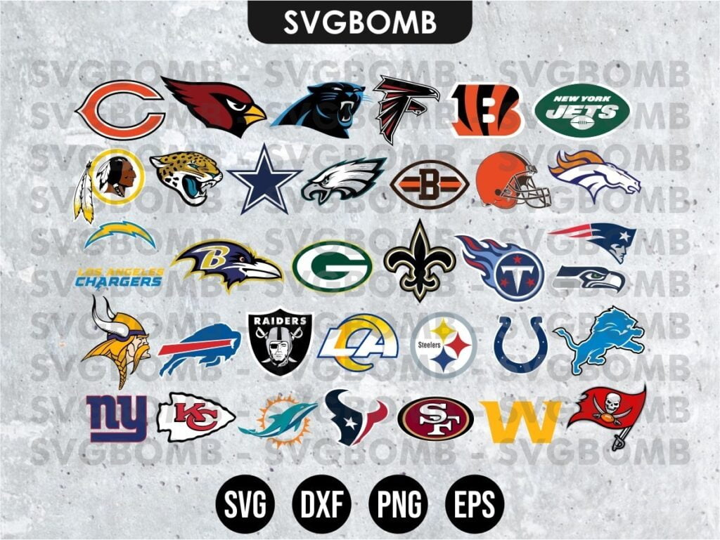 32 Mickey Mouse NFL Teams SVG | Vectorency
