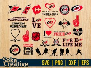 NHL Carolina Hurricanes SVG