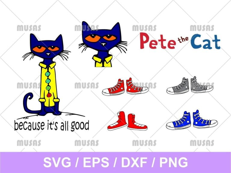 Pete the Cat SVG | Vectorency