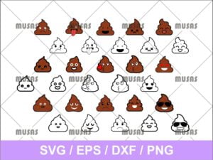 Poop Emoji SVG