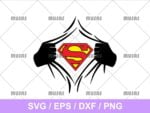 Superhero Superman SVG