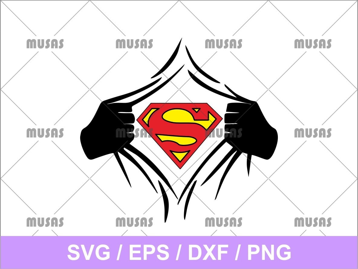 Superhero Superman SVG | Vectorency
