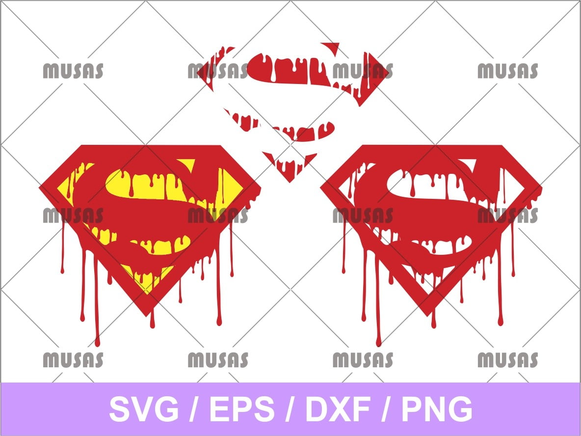 Buy Superman Dripping Logo Svg Png online in USA
