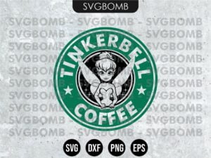 Tinkerbell Starbucks SVG