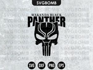 Wakanda Black Panther SVG