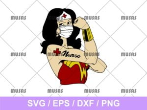 Wonder Woman Nurse SVG