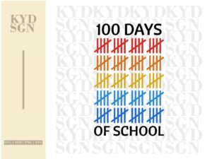 100 Days Of School SVG