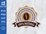 100% Natural Logo hd