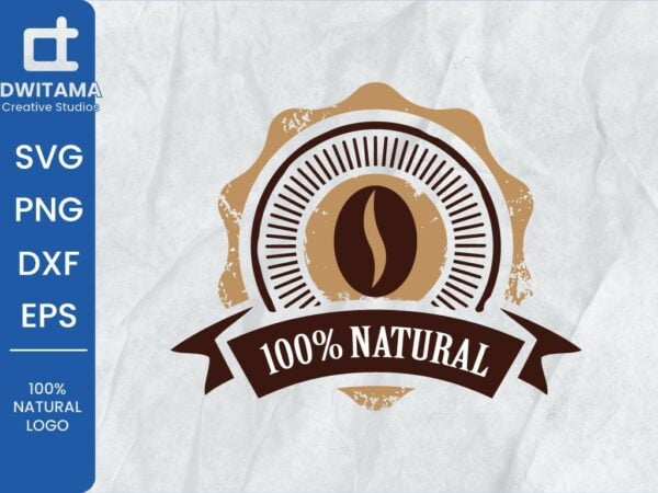 100 Natural Logo hd Vectorency 100% Natural Logo SVG