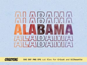 Alabama Mirror Style SVG
